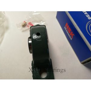 Construction Equipment Flange Block Mounted Bearing , Flange Mount Ball Bearing