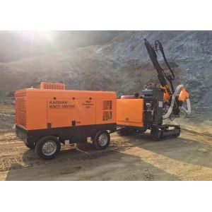 ISO Water Well Drilling Rig 180m Pneumatic Borewell Machine