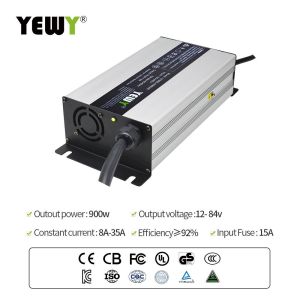60V 12A 900W AGM Electric Car Battery Charger Lithium Automatic