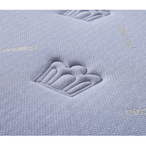 Diamond Design Pillow Top Mattress Topper , Foam Pillow Top Mattress Pad