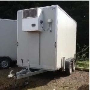 Refrigerated Portable Cold Storage Trailers With 220V Voltage And Air Tight