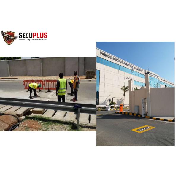 Stainless steel Under Vehicle Surveillance System inspecting undercarriage of