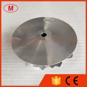 GT30 reverse 53.11/71.40mm 7+7 blades LEP Style turbo aluminum 2618/milling