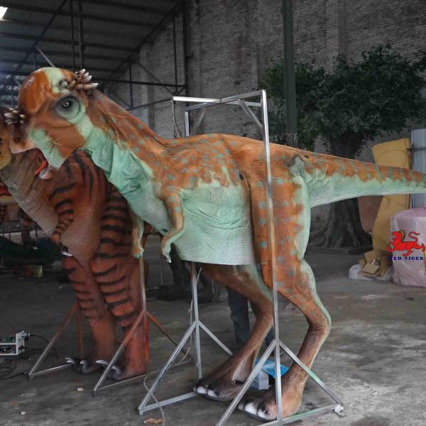 TUV Realistic Dinosaur Costume / Pachycephalosaurus Costume For Shopping Malls