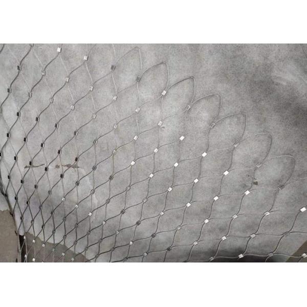 Buy Fence Balustrade Or Railing Wire Rope Mesh Ferrule 3.0 Mm Wire 300*300mm at wholesale prices