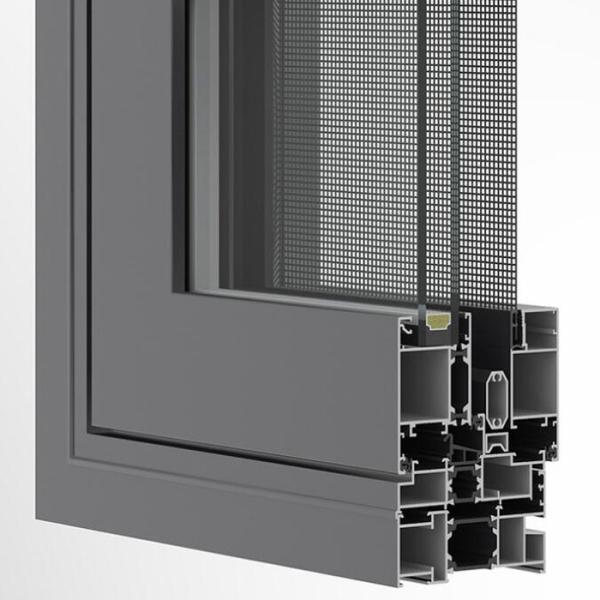 T4 T6 Thermal Break Aluminum Profile , T5 Aluminium Hollow Profile