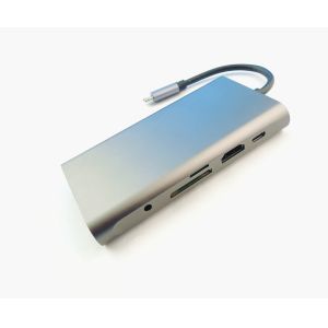 10 In 1 4K HDMI RJ45 Ethernet Multi Port Thunderbolt Hub