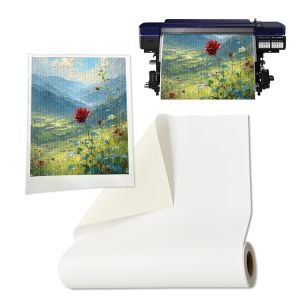 380gsm Matte PolyCotton Canvas Roll for High-Definition Printing with Vivid