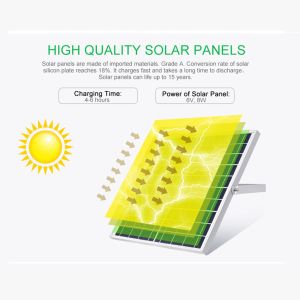 Garden LED Flood Light With Approval IP67 Outdoor Solar