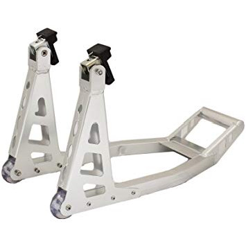 Buy Aluminum Swingarm Spool Stand 340kgs Motorcycle Lift Bench at wholesale prices