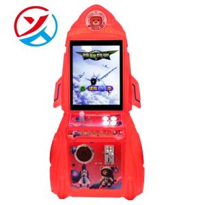 Quality Children's Coin-operated Starry Rocket Video Game Arcade Machine for sale
