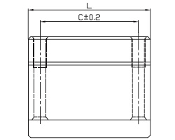 Linear bearings KBSB...B - Shaft Supporting Housing KBSB25