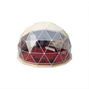 Camping 4 Season Geodesic Tent Dome House Inflatable Transparent