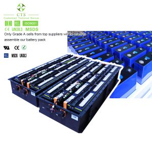 CTS 96v 300AH 600AH Motor Boat Battery 100ah 200ah 20kwh Lithium Battery For Ev