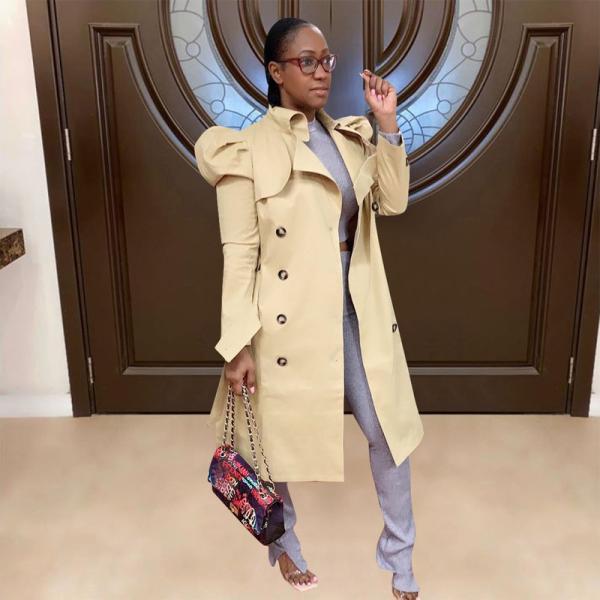 2020 hot sale fashion women's long trench coat waterproof jacket high quality jackets and coats