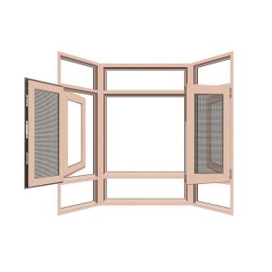 Folding Screen Superior Soundproof Customized Modern Aluminum Outward Casement