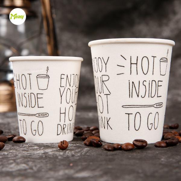 Single wall foam paper cup PE coated disposable hot drink coffee milk tea paper