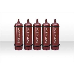 High Purity Compressed Gas Cylinder LNG / Acetylene Storage Cylinder