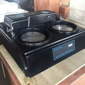 Touch Screen Metallographic Grinding And Polishing Machine Double Disks