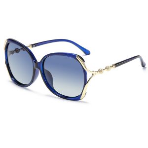 UV400 Square Luxury Sunglasses Designer Authentic Round Retro Ladies Shades