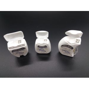 Tooth Shape 50m Silky Waxed Mint Dental Floss Nylon Wire