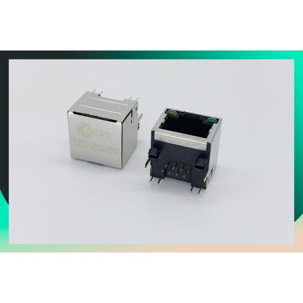 Buy Phconn 1051-208001 Modular RJ45 Jack TAB DOWN DIP With Shield And G/Y LEDs at wholesale prices