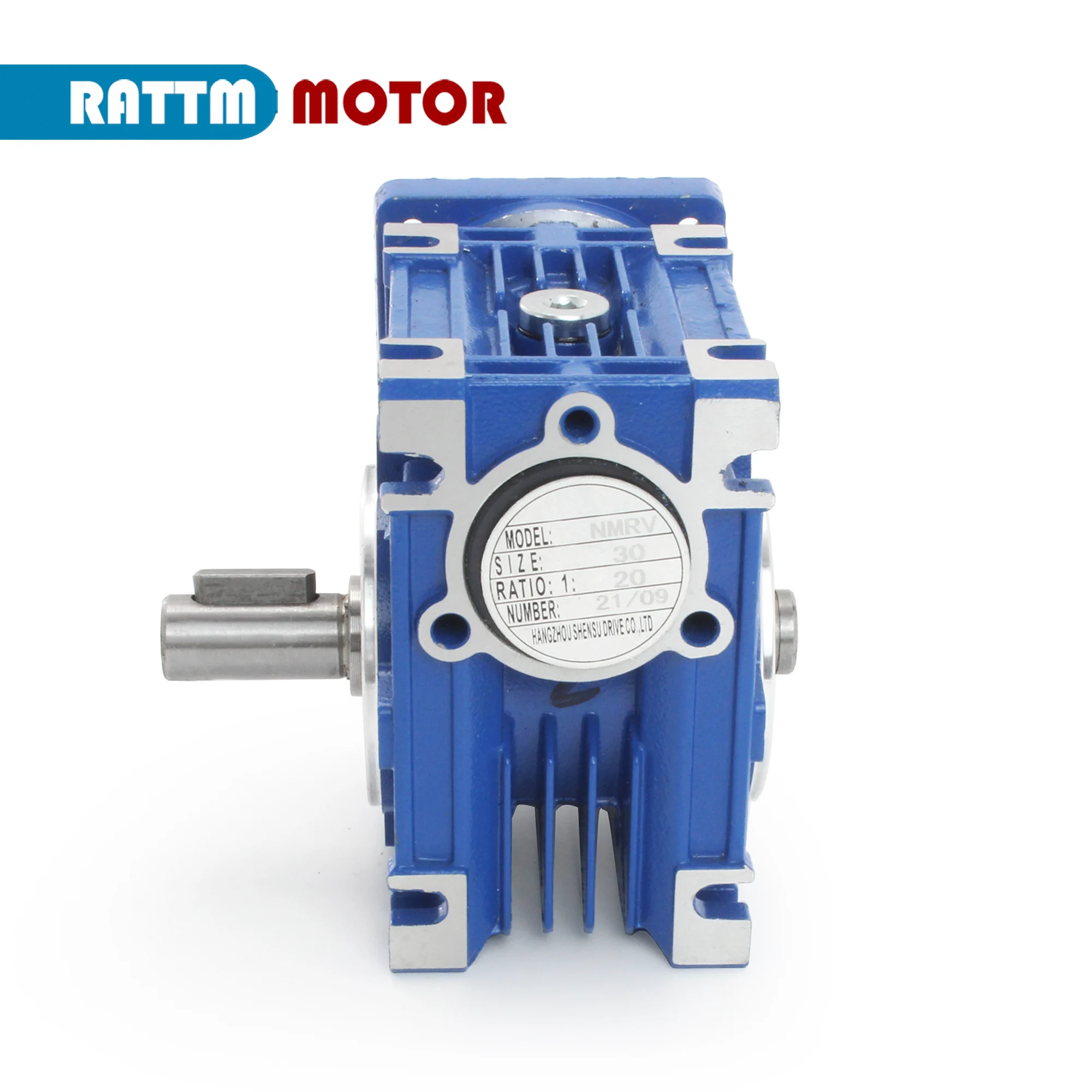 Output Daul Shaft 14mm Diameter Gear Worm Reducer NMRV030 NEMA23 Stepper Motor