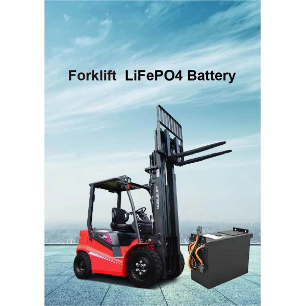 Industrial application of forklift batteries