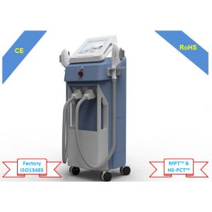Quality OPT AFT SHR aser hair removal for dark skin 3500W Vertical 2Handles ExtrMED(SHR+E-light) for sale