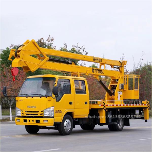 I Suzu Double Row Folding Arm Aerial Work Truck High-Altitud Qperation Truck Aerial Platform Truck