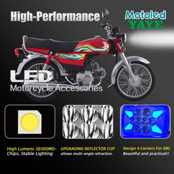 YAYE 3030SMD LED Headlight for CD70 CG125 70cc Motorcycles