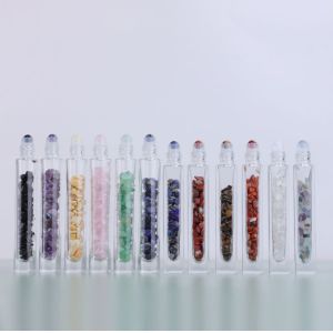 TUV Glass Cosmetic Containers Empty Glass 10ml Roll On Perfume Bottles