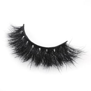Super Thin Natural Mink Lashes , Natural Look 19mm Mink Lashes