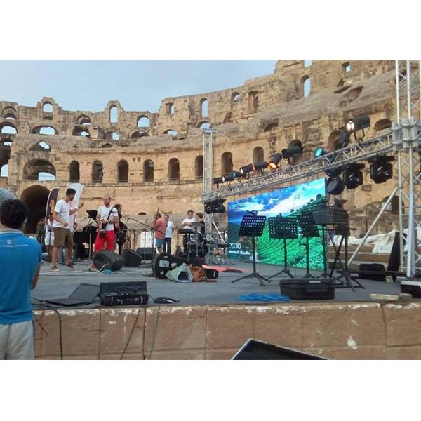 Buy AC110-220V Outdoor Advertising Led Display Screen Super Slim High Brightness at wholesale prices