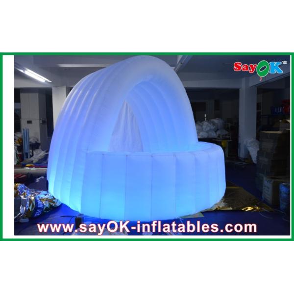 Outdoor PVC / Oxford Cloth Inflatable LED Show Tent , Customized LED Bar Counter Inflatable Work Tent