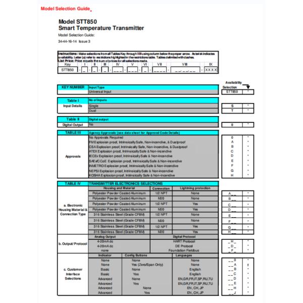 Honeywell Model Precision Pressure Transmitter 10VDC STT850