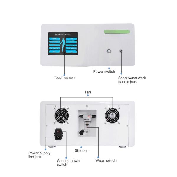EWST Shockwave Therapy Machine Muscle Pain Relief Muscle Massage Machine Shock Wave
