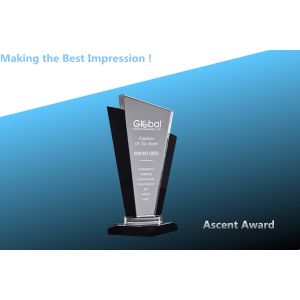 ascent crystal award/crystal trophy/crystal trophies/acrylic award/acrylic