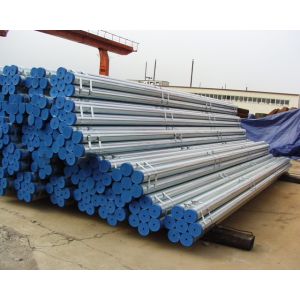 galvanized steel pipe BS1387-1985 with NPT thread