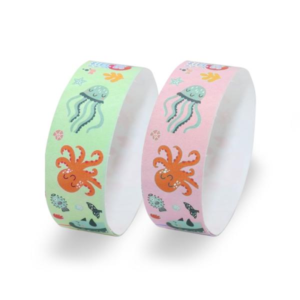 Buy Custom Printed Paper Event Wristbands for Corporate Functions and Conventions at wholesale prices