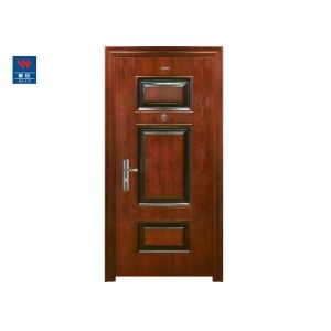 China Mesh Hinged Fireproof Stainless Steel Security Doors on sale