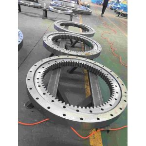 Four Point Contact Slewing Ring Bearing With Inner Gear Large Size Turntable