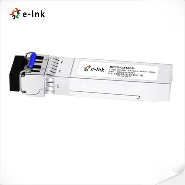 Buy 1.25Gb/s 80km CWDM SFP Transceiver at wholesale prices