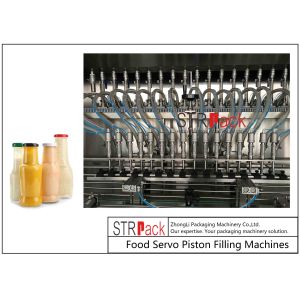 Salad Dressing Sauce Bottle Automatic Liquid Filling Machine 24 Heads