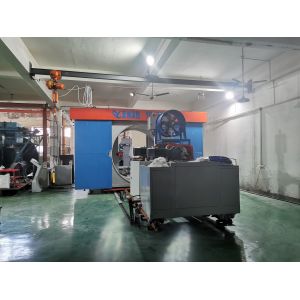 7000L Circular Oven Structure Tank Rotomolding Equipment