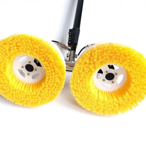 Telescopic Solar Panel Rotating Brush Cleaner Tool 5.5m Customized