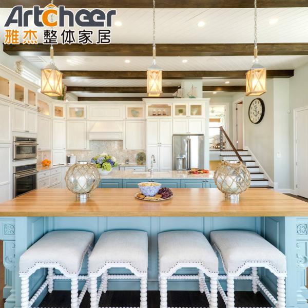 Buy Imported Modular Solid Wood Kitchen Cabinets from Artcheer's Modern Stylish Collection at wholesale prices