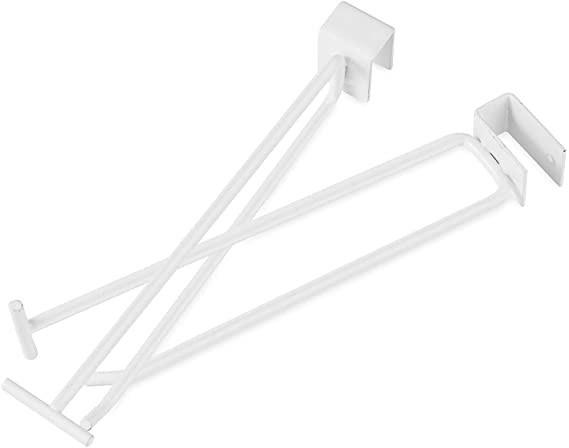 Looped Supermarket Shelf Accessories Metal Hook Rack Display For Retail Shops