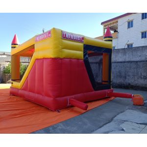 Commercial Inflatable Jumping Castle Combo Bouncer House 5mLX5mWX4mH EN71