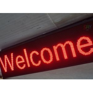 Aluminum Frame Programmable LED Scrolling Message Board For Shop Advertising